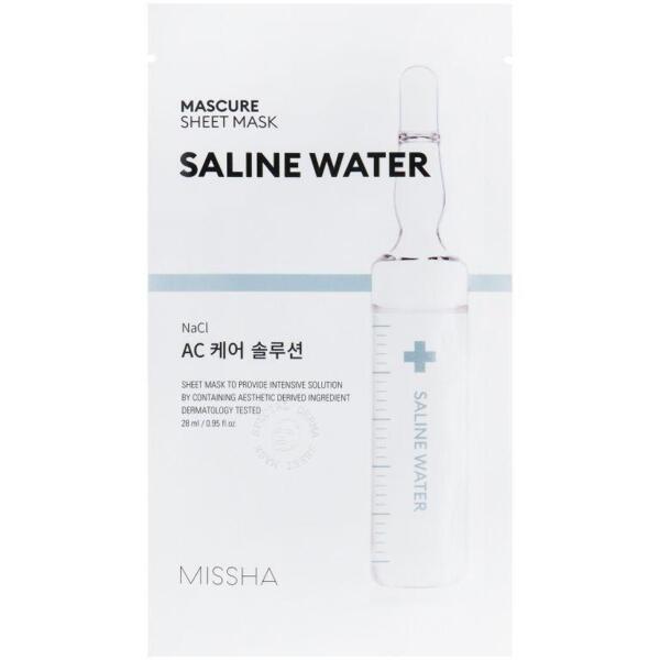 

Маска тканевая Missha Mascure Solution Ac уход NaCl 28 мл