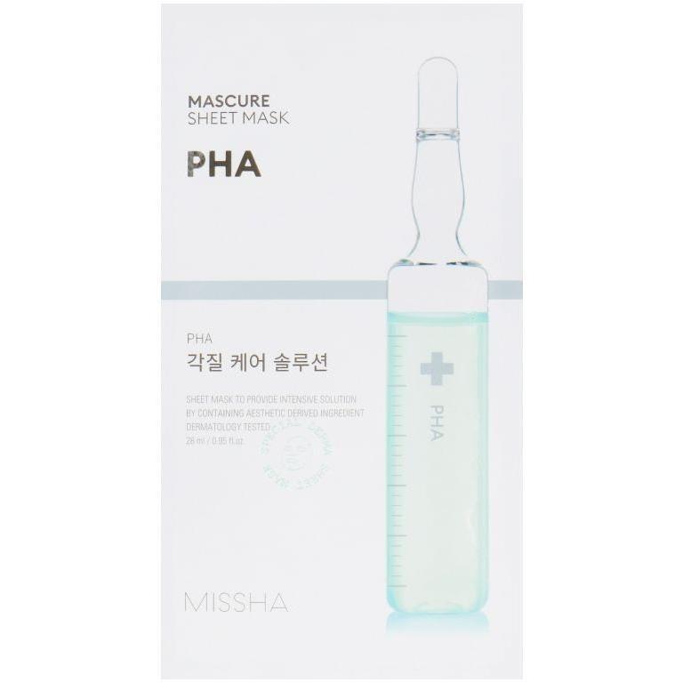 Маска тканинна Missha Mascure Solution Pha пілінг 28 млфото