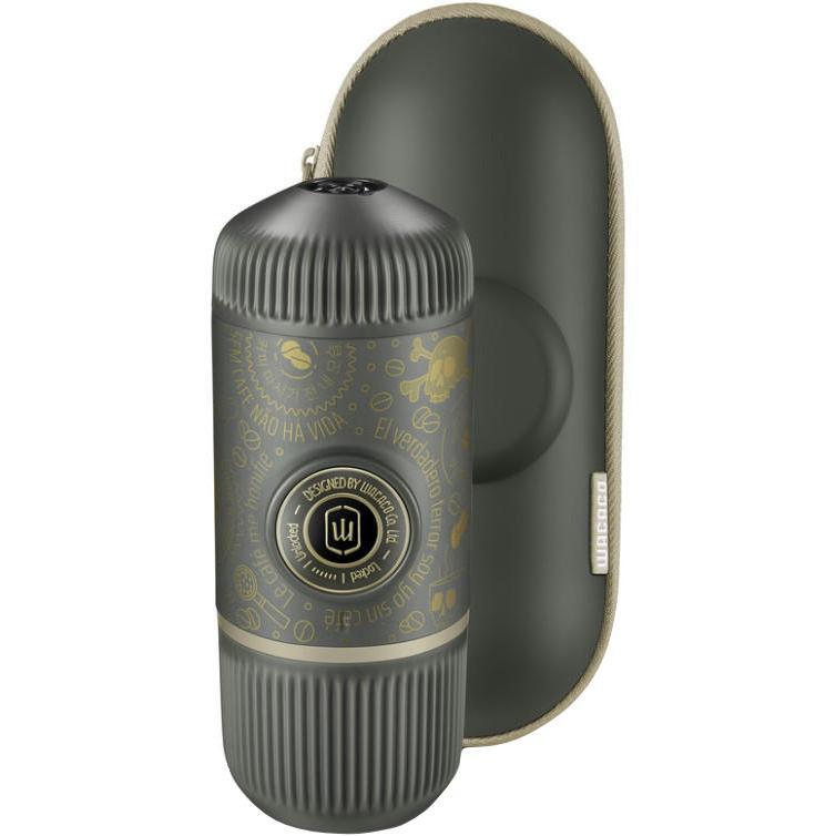 Эспрессо-кофеварка портативная Wacaco Nanopresso с чехлом Темно-серая (WNANODGR) фото 1