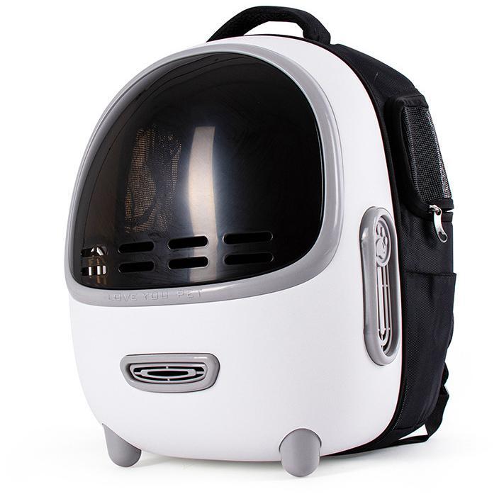 Рюкзак-переноска для кошек Lapka Белый фото 1