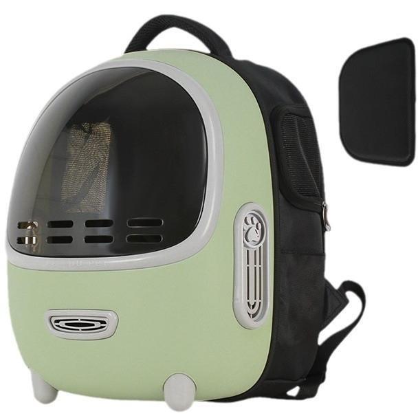 Рюкзак-переноска для котів Lapka Зеленийфото1