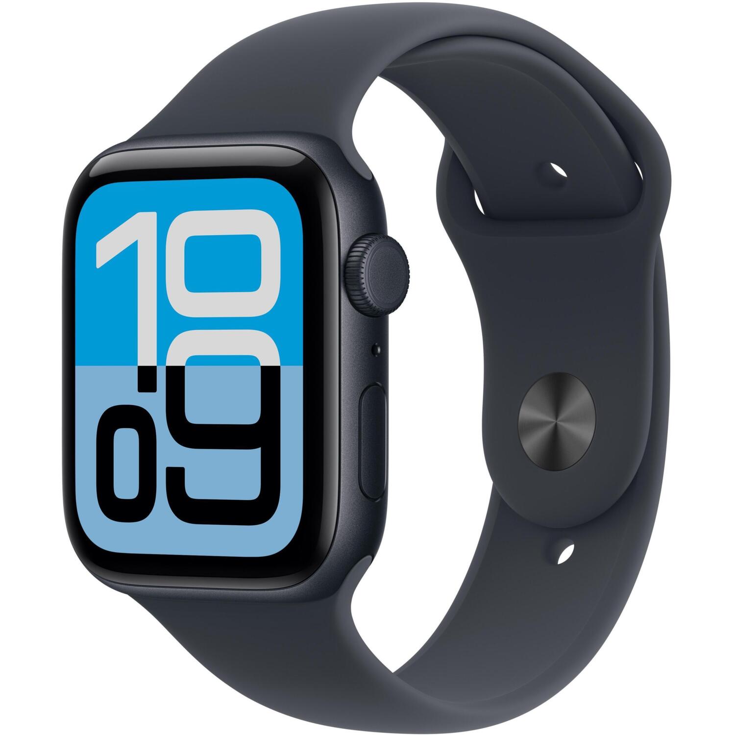 その他 APPLE WATCH3 42 SGALANTBK140-210 O-2164 ≡ Смарт-годинник Apple Watch SE 3 GPS + Cellular 44mm Midnight