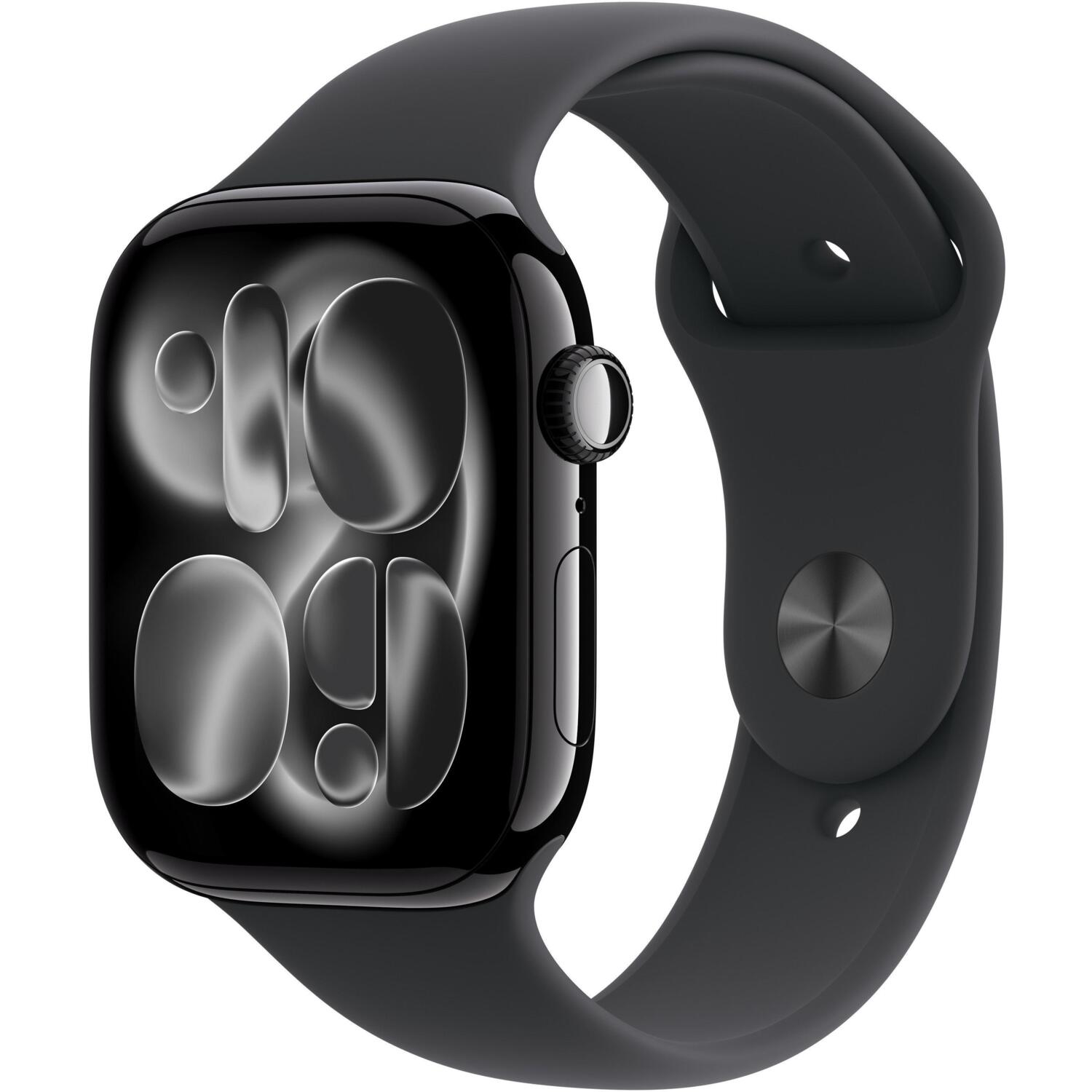 Смарт-годинник Apple Watch Series 11 GPS + Cellular 46mm Jet Black Aluminium Case with Black Sport Band - M/L