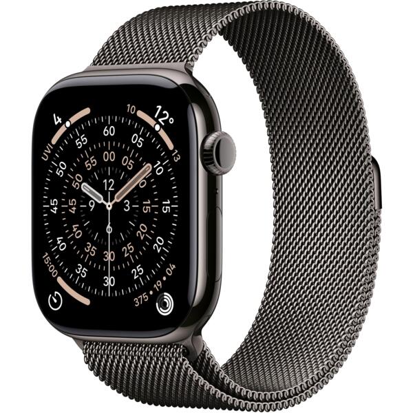

Смарт-часы Apple Watch Series 11 GPS + Cellular 46mm Slate Titanium Case with Slate Milanese Loop - S/M