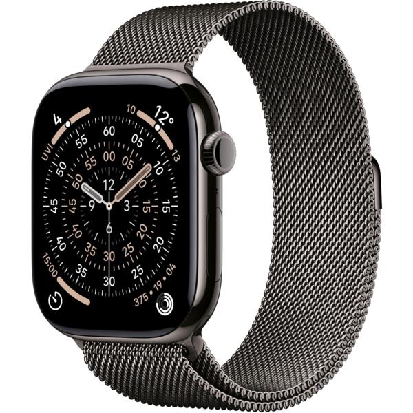 

Смарт-часы Apple Watch Series 11 GPS + Cellular 46mm Slate Titanium Case with Slate Milanese Loop - M/L