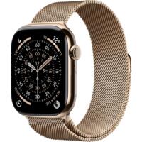 Смарт-часы Apple Watch Series 11 GPS + Cellular 46mm Gold Titanium Case with Gold Milanese Loop - S/M
