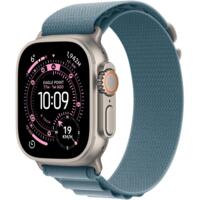 Смарт-часы Apple Watch Ultra 3 GPS + Cellular 49mm Natural Titanium Case with Light Blue Alpine Loop - Large