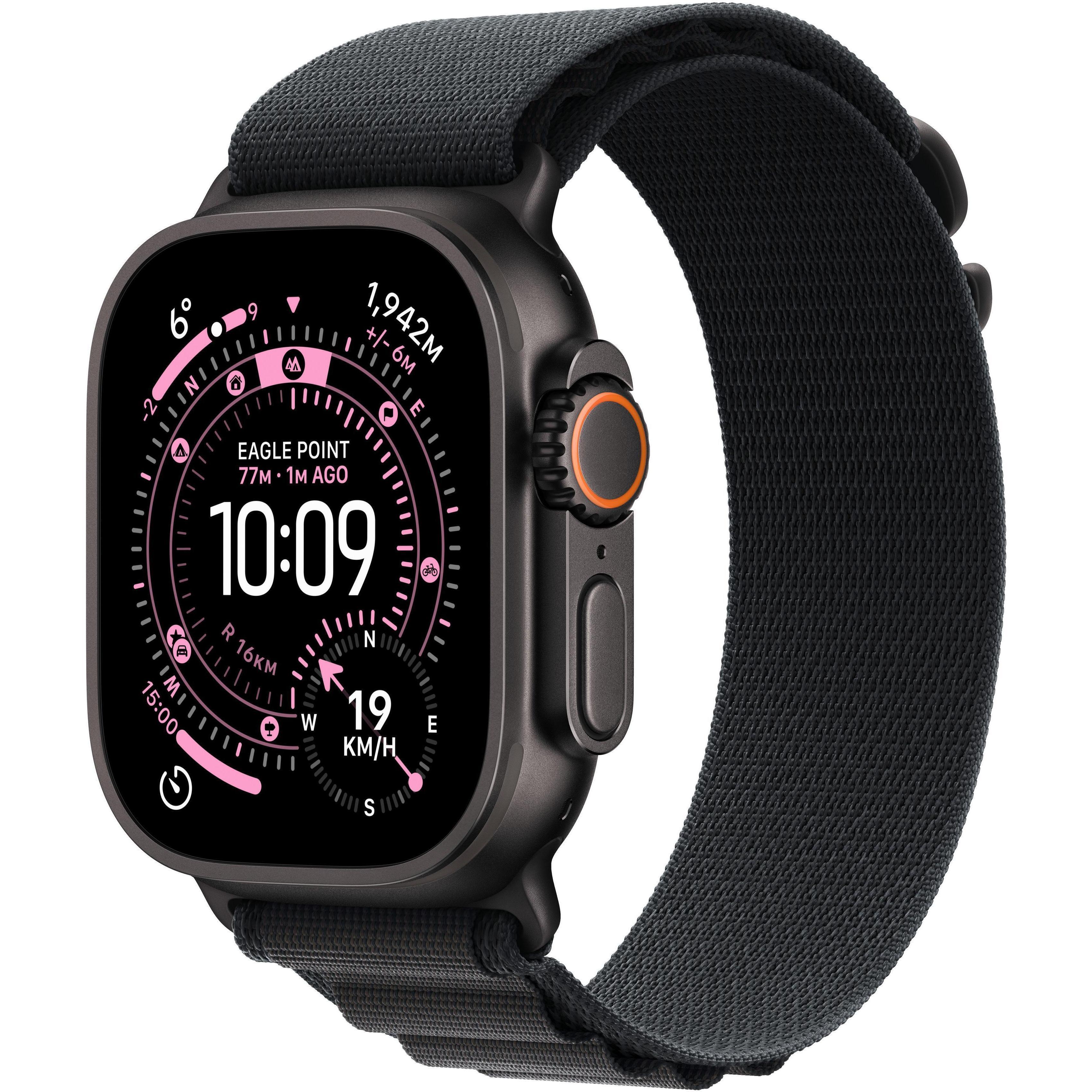 Смарт-часы Apple Watch Ultra 3 GPS + Cellular 49mm Black Titanium Case with Black Alpine Loop - Large фото 1