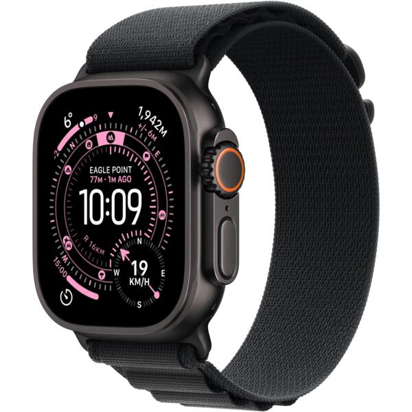 

Смарт-часы Apple Watch Ultra 3 GPS + Cellular 49mm Black Titanium Case with Black Alpine Loop - Large