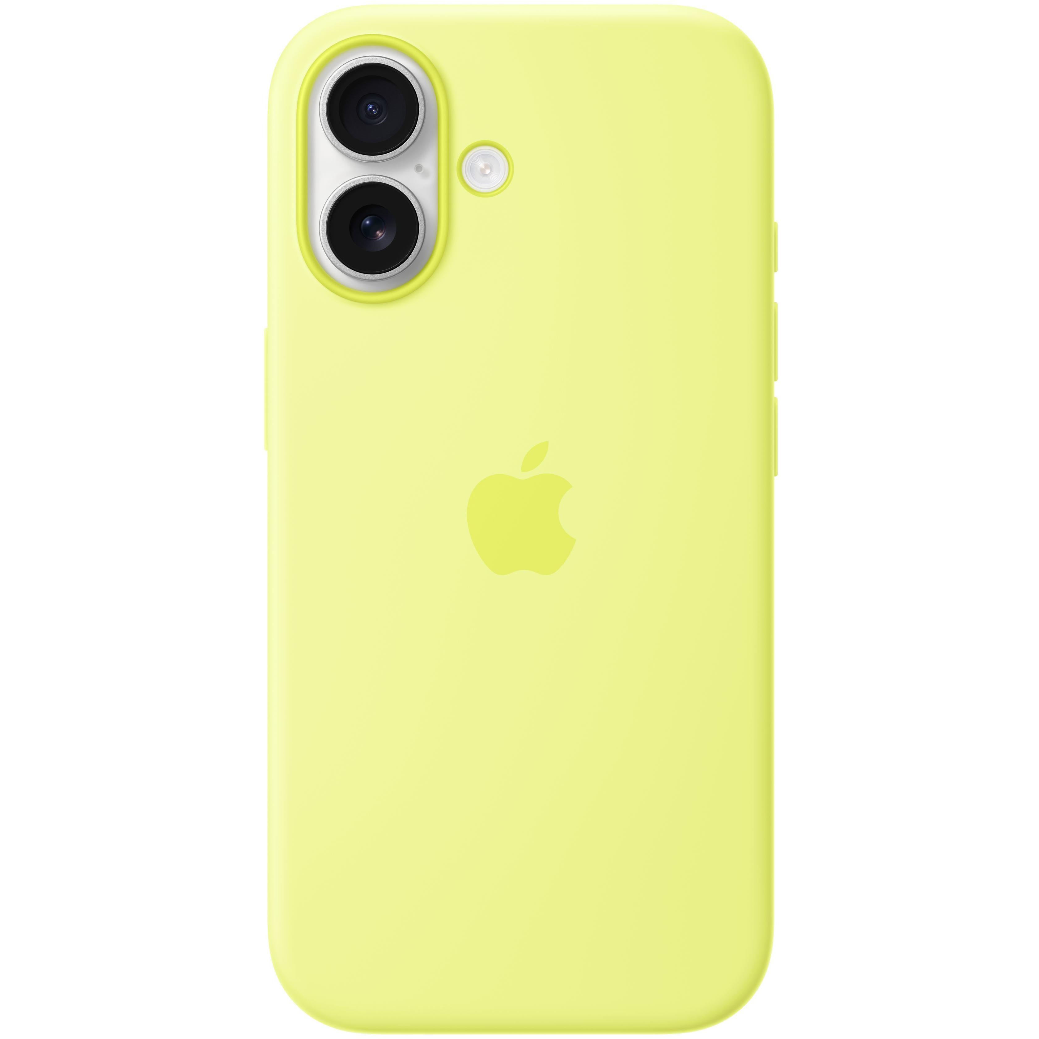 Чехол Apple для iPhone 17 Silicone Case with MagSafe Neon Yellow (MGEV4ZM/A) фото 1