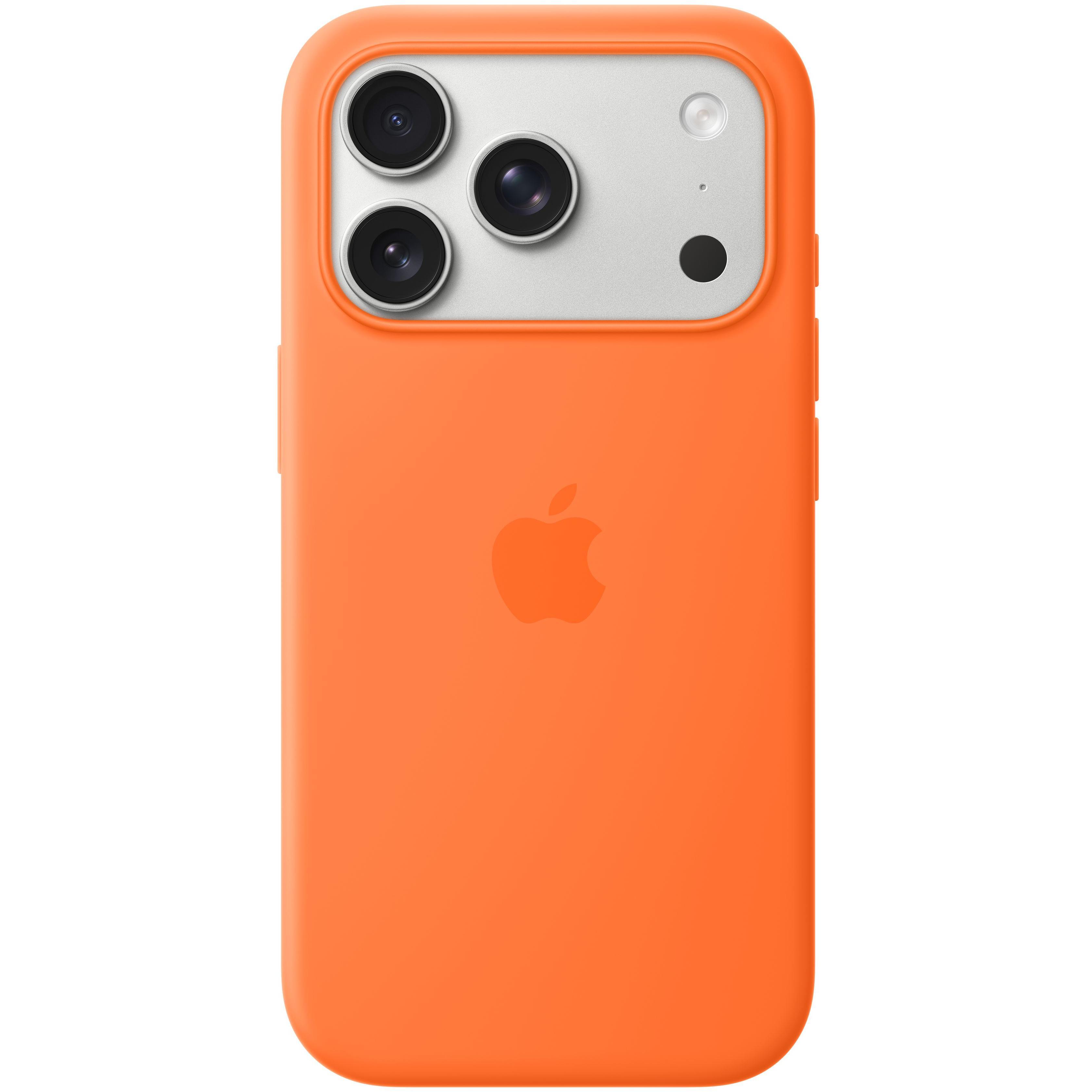 Чехол Apple для iPhone 17 Pro Silicone Case with MagSafe Orange (MGFE4ZM/A) фото 1