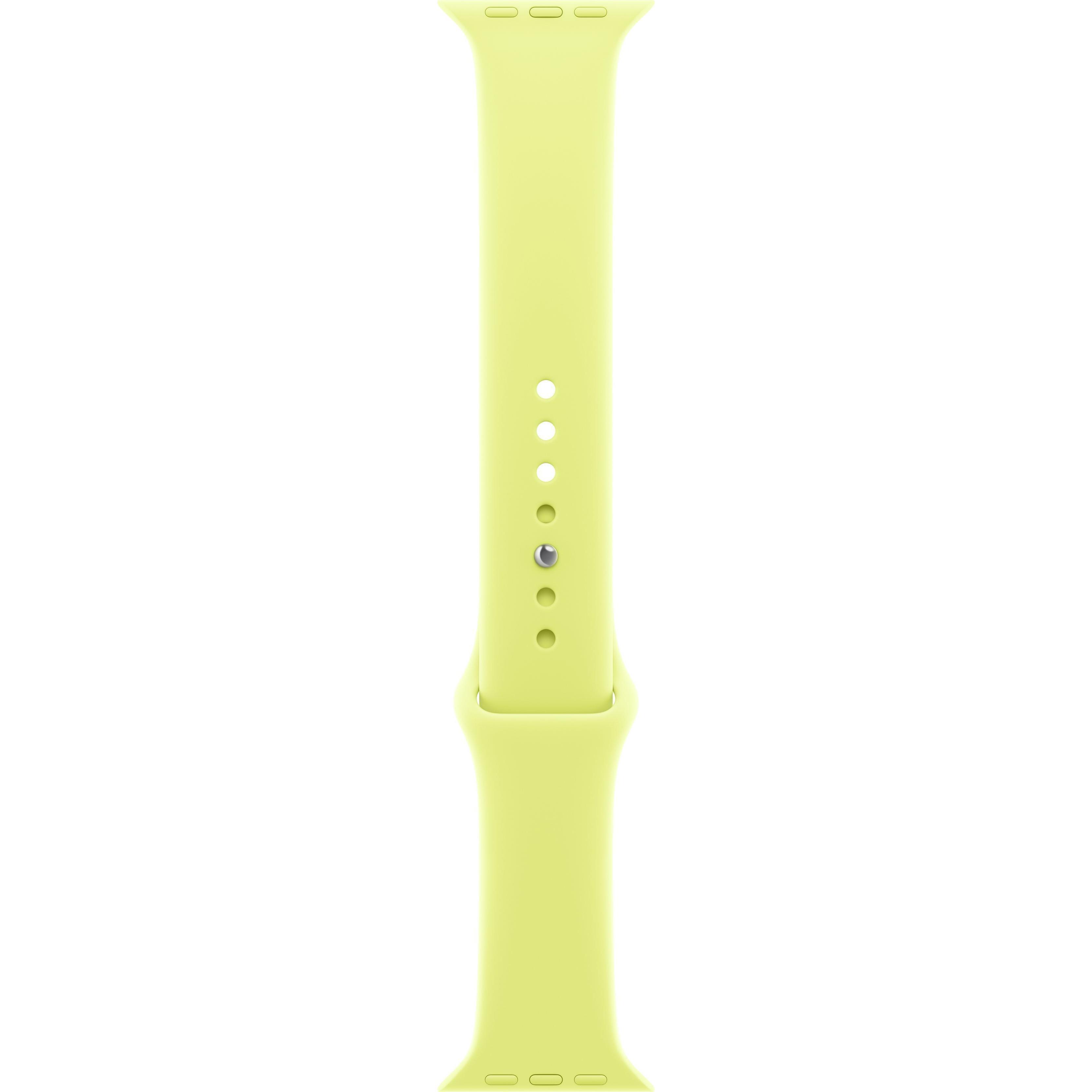 Ремешок Аpple Watch 46mm Neon Yellow Sport Band S/M (MFGV4ZM/A) фото 1