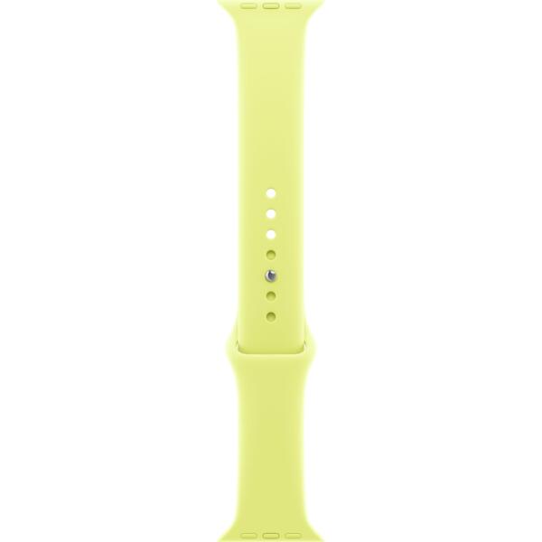 

Ремешок Аpple Watch 46mm Neon Yellow Sport Band S/M (MFGV4ZM/A)