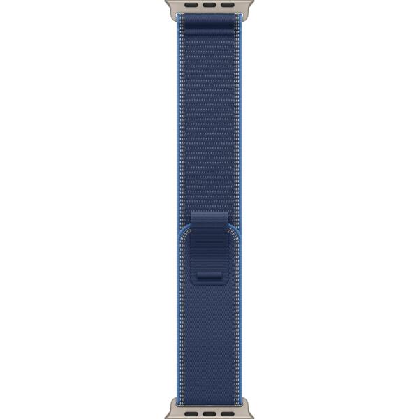 

Ремешок Аpple Watch 49mm Blue/Bright Blue Trail Loop M/L Natural Titanium Finish (MFT74ZM/A)
