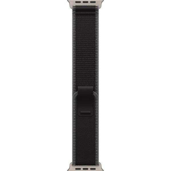 

Ремешок Аpple Watch 49mm Black/Charcoal Trail Loop S/M Natural Titanium Finish (MFT84ZM/A)