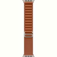 Ремінець Аpple Watch 49mm Terra Cotta Alpine Loop Small Natural Titanium Finish (MFTA4ZM/A)