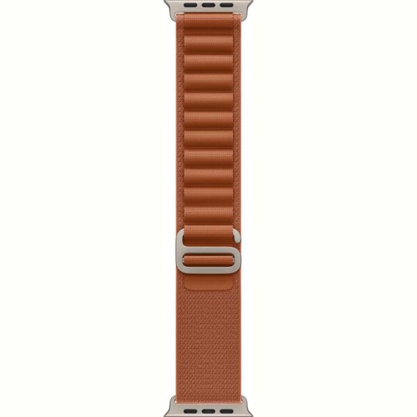 

Ремешок Аpple Watch 49mm Terra Cotta Alpine Loop Medium Natural Titanium Finish (MFTC4ZM/A)
