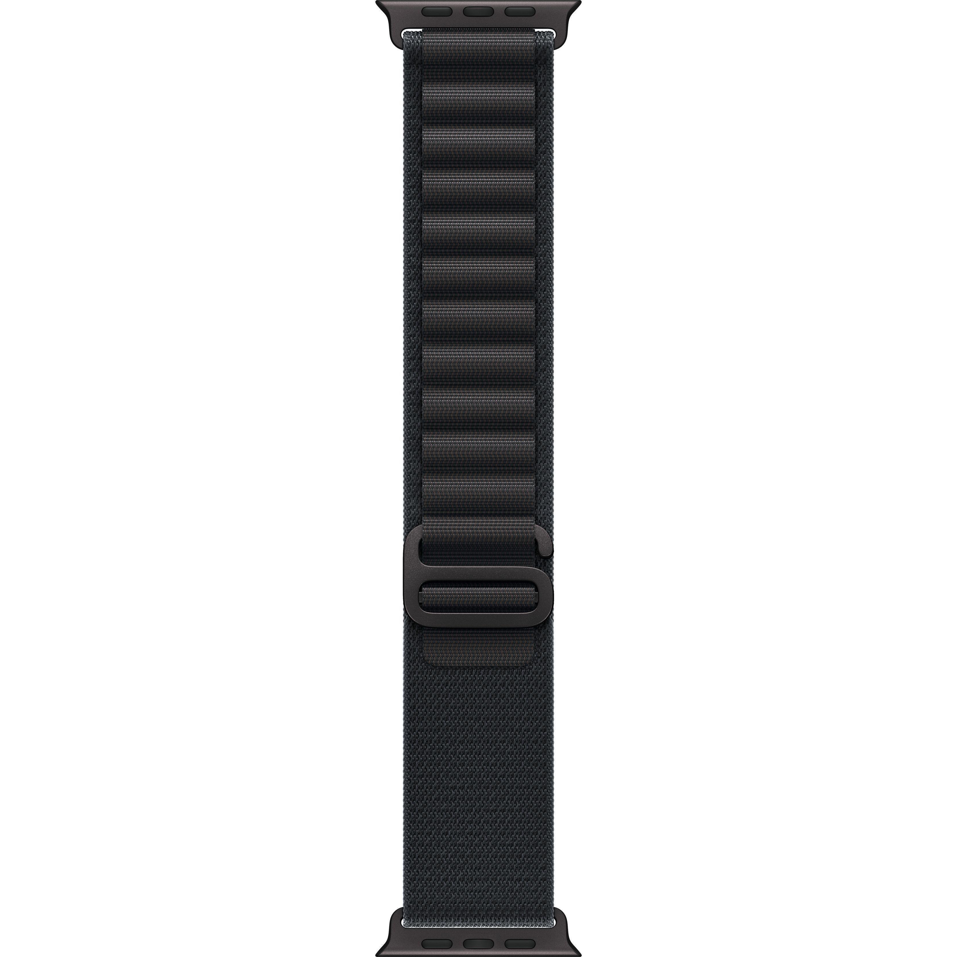 Ремешок Аpple Watch 49mm Black Alpine Loop Small Black Titanium Finish (MG9G4ZM/A) фото 1