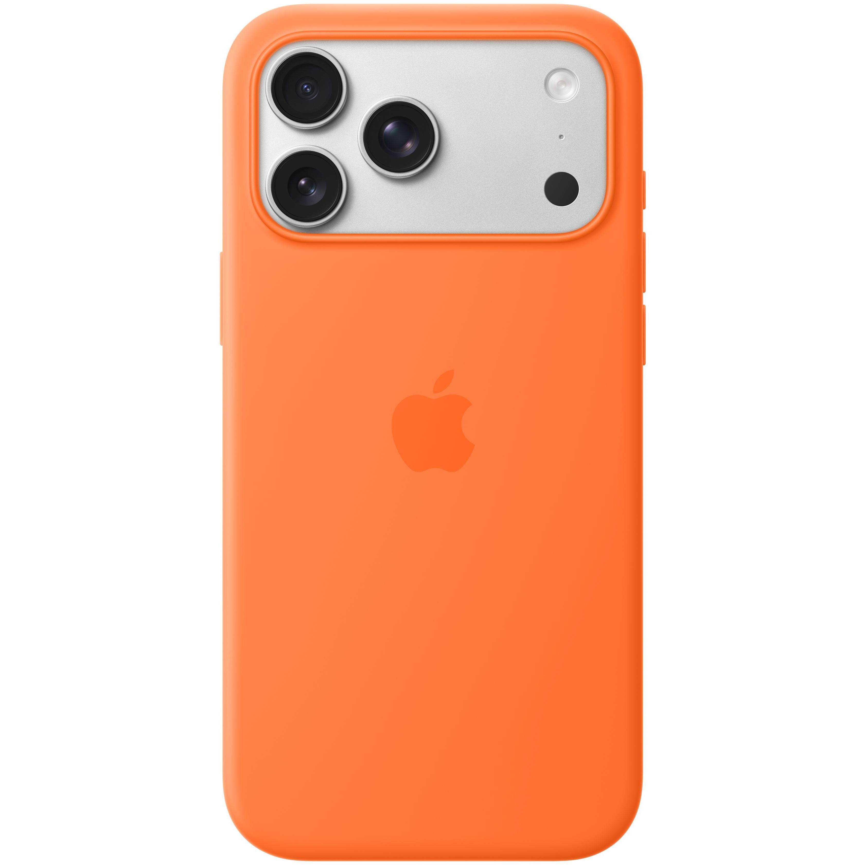 Чохол Apple для iPhone 17 Pro Max Silicone Case with MagSafe Orange (MGFL4ZM/A)фото1