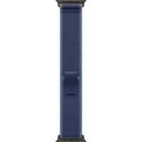 Ремешок Аpple Watch 49mm Blue/Bright Blue Trail Loop M/L Black Titanium Finish (MG9R4ZM/A)