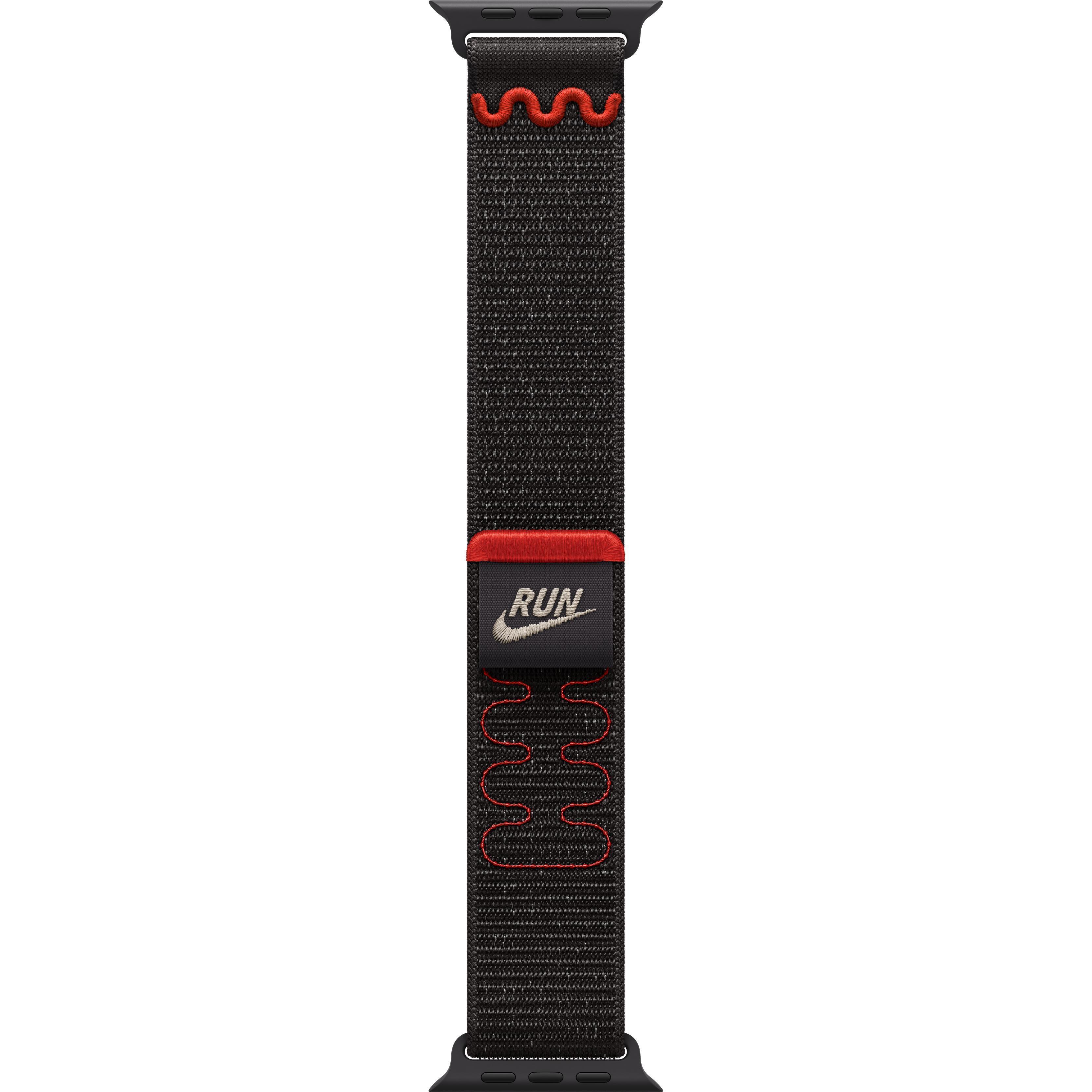 Ремінець Аpple Watch 46mm Midnight Black Nike Sport Loop (MGD34ZM/A)фото1