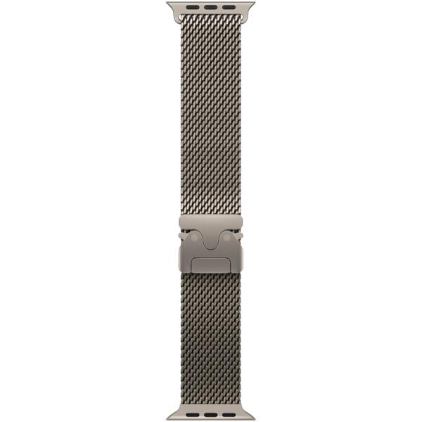 

Ремешок Аpple Watch 49mm Natural Titanium Milanese Loop Large (MGHQ4ZM/A)