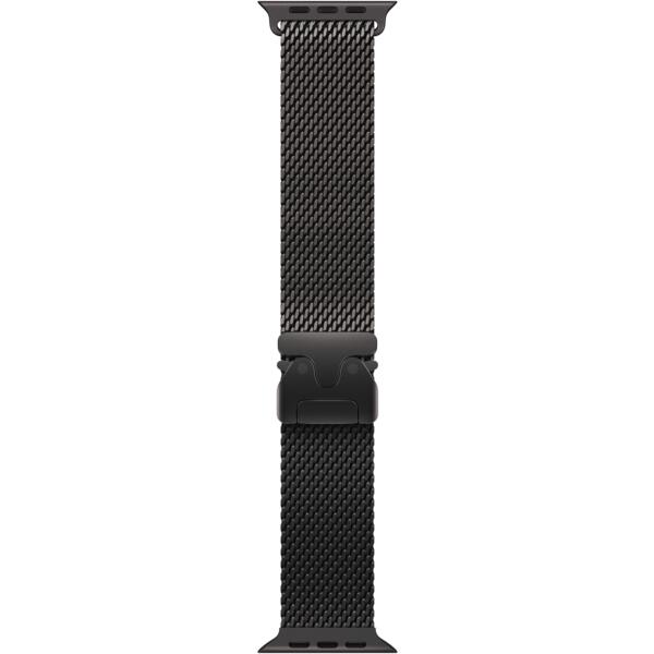 

Ремешок Аpple Watch 49mm Black Titanium Milanese Loop Large (MGHU4ZM/A)