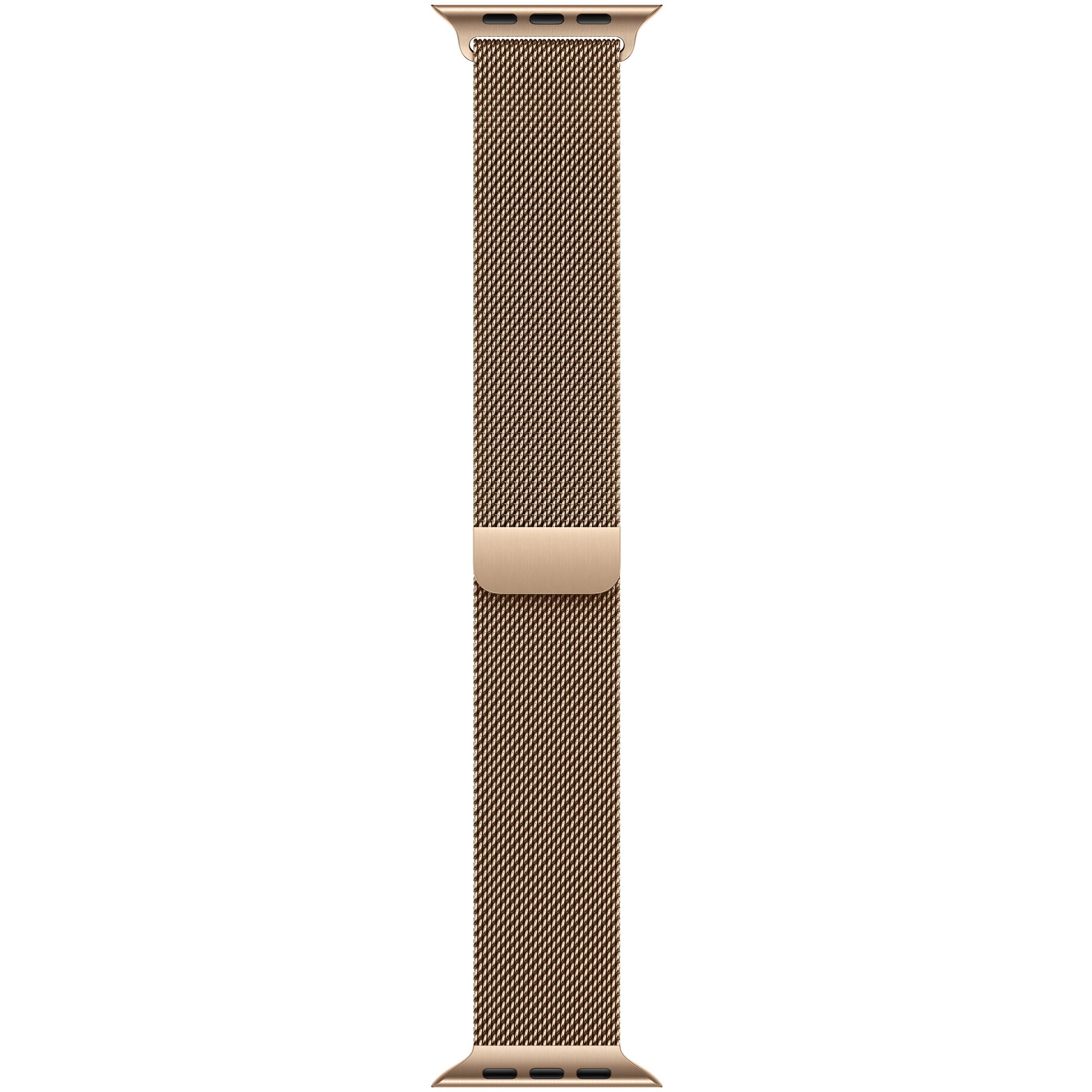 Ремешок Аpple Watch 46mm Gold Milanese Loop - M/L (MGJ54ZM/A) фото 1