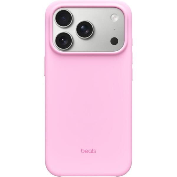

Чехол Apple Beats для iPhone 17 Pro Case with MagSafe and Camera Control Pebble Pink (MGKF4LL/A)