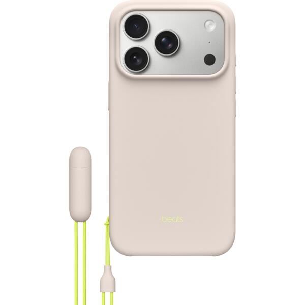 

Чехол Apple Beats для iPhone 17 Pro Kickstand Case with MagSafe and Camera Control Lime Stone (MGTN4LL/A)