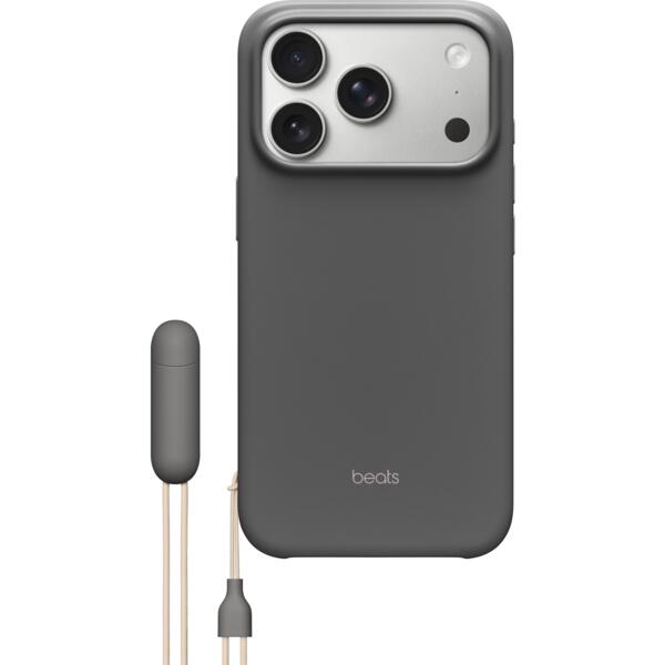 

Чехол Apple Beats для iPhone 17 Pro Kickstand Case with MagSafe and Camera Control Granite Gray (MGY74LL/A)