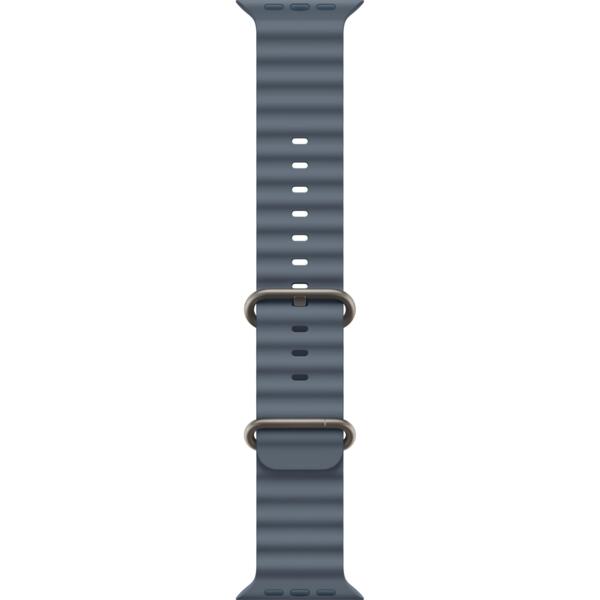 

Ремешок Аpple Watch 49mm Anchor Blue Ocean Band Natural Titanium Finish (MGCC4ZM/A)