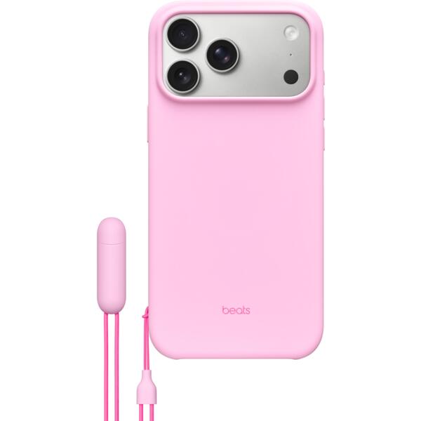 

Чехол Apple Beats для iPhone 17 Pro Max Kickstand Case with MagSafe and Camera Control Pebble Pink (MGYA4LL/A)