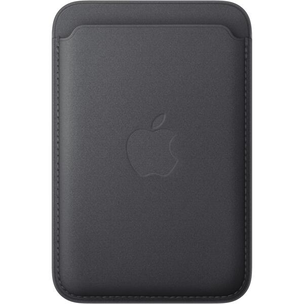 

Чехол-бумажник Apple для iPhone FineWoven Wallet with MagSafe Black (MGHA4ZM/A)
