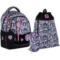 Набор рюкзак + пенал + сумка для обуви Kite 700 Anime Girl (SET_K25-700M-1)