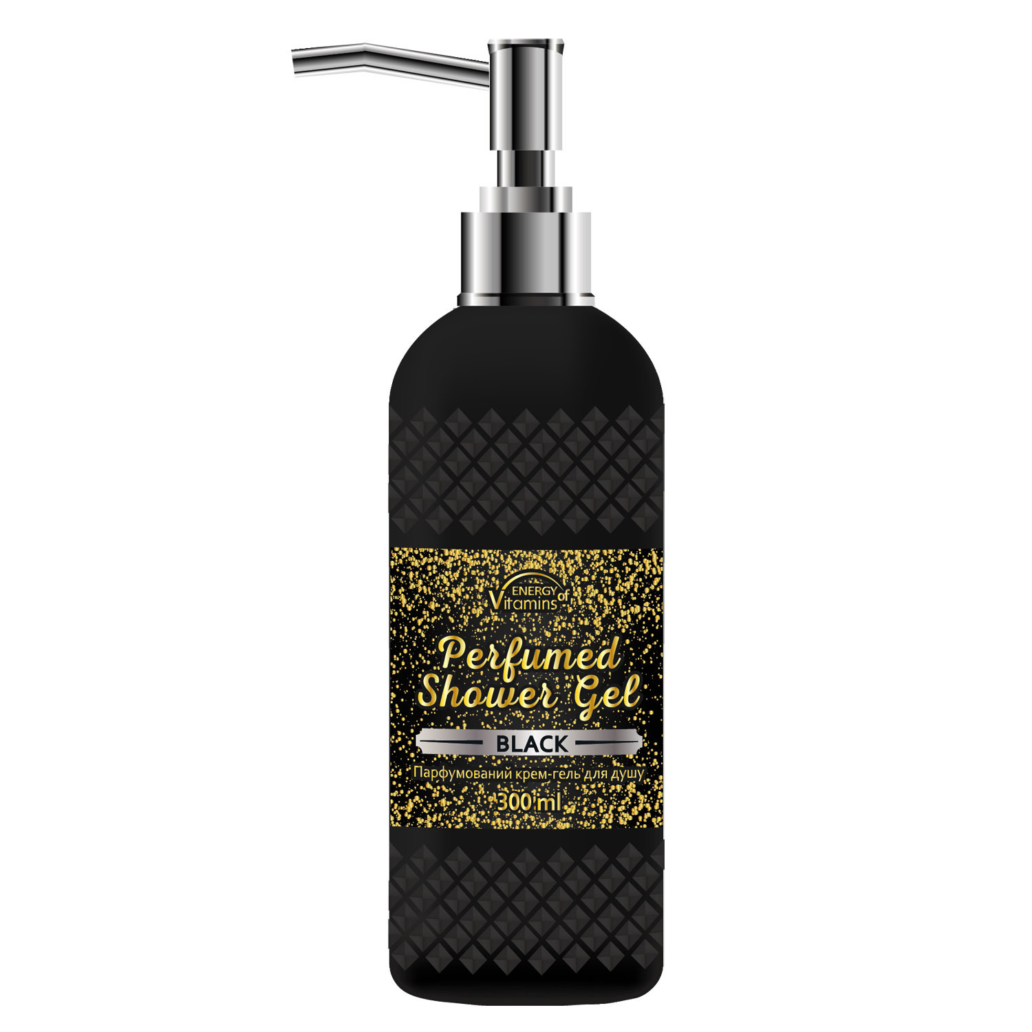 Гель для душа Energy of Vitamins Perfumed Black 300 мл фото1