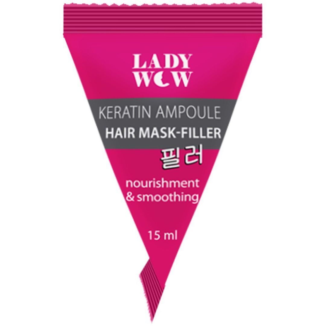 Маска-филлер для волос Lady Wow Keratin Ampoule 15 мл фото1