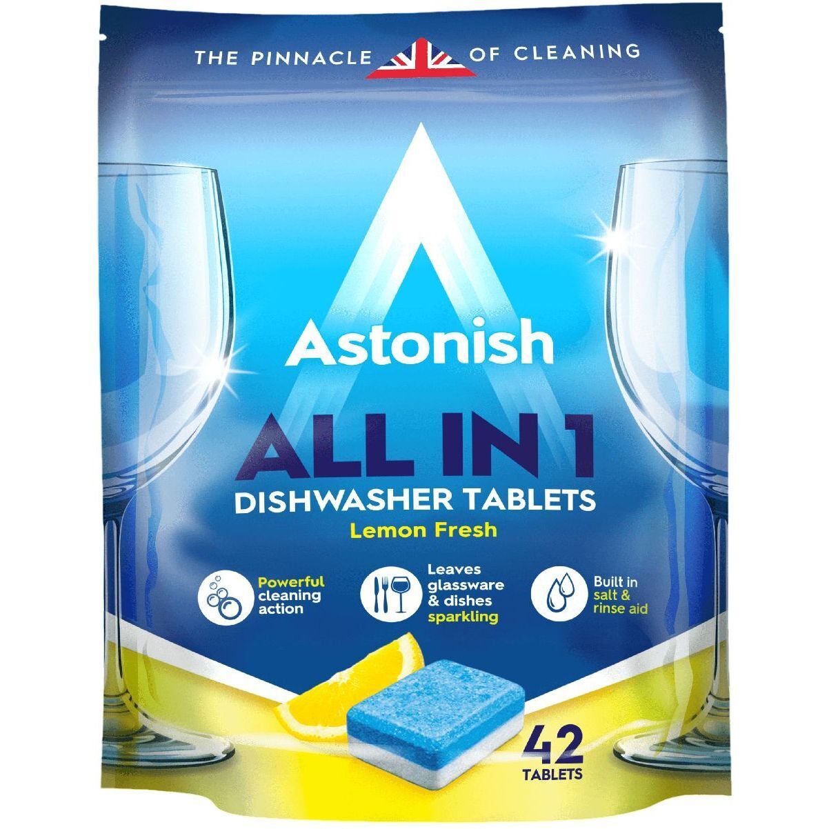 Таблетки для посудомоечных машин Astonish 5в1 Новая формула 42 шт фото1