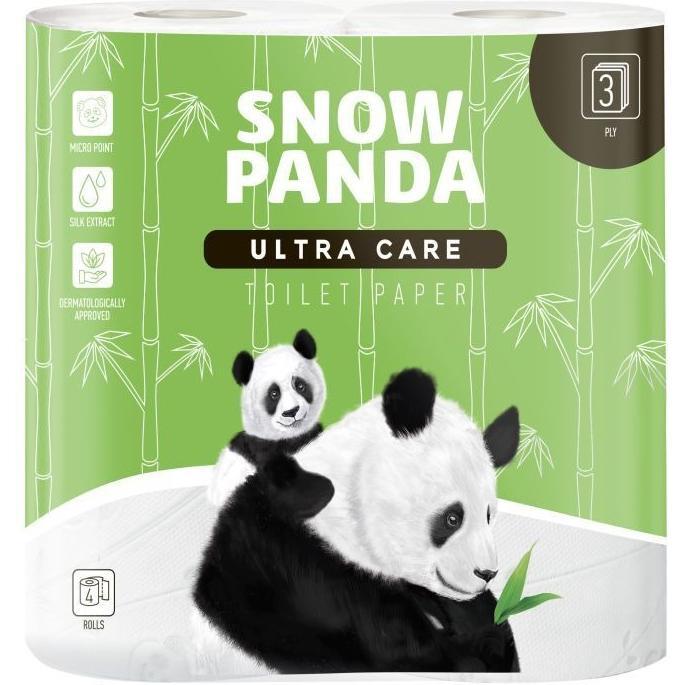 Туалетная бумага Снежная Панда Ultra Care 4 шт фото 1