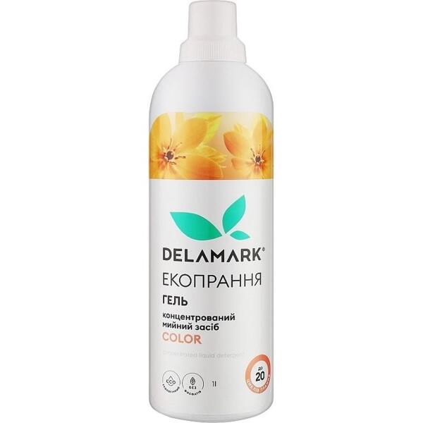 Жидкое концентрированное бесфосфатное средство для стирки DeLaMark Colour 1 л