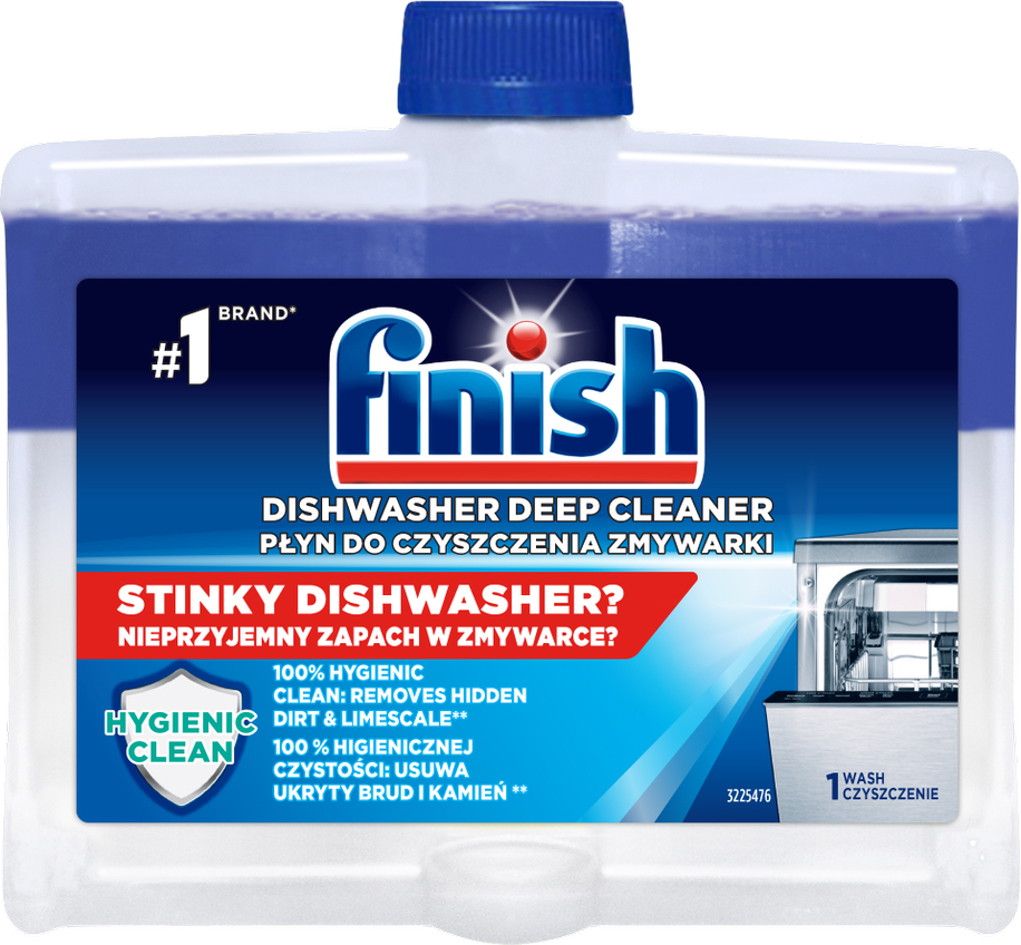 Засіб чистячий для посудомийних машин Finish Подвійна дія 250 млфото1