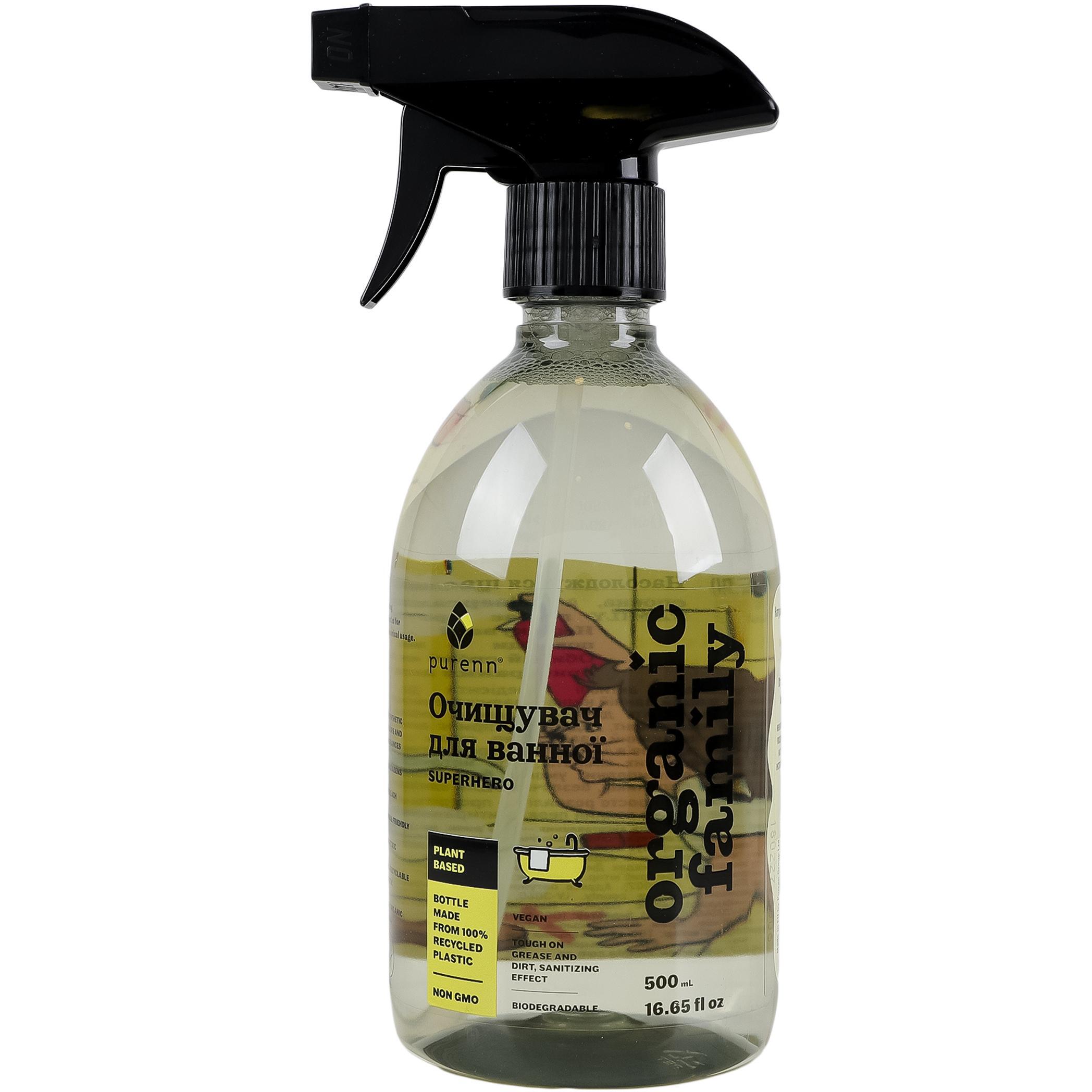 Средство для чистки ванной Purenn Organic Family Superhero 500 мл фото 1