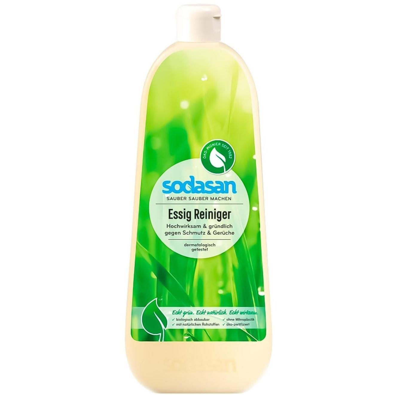 Засіб для видалення вапняного нальоту Sodasan Оцтовий 1 лфото1