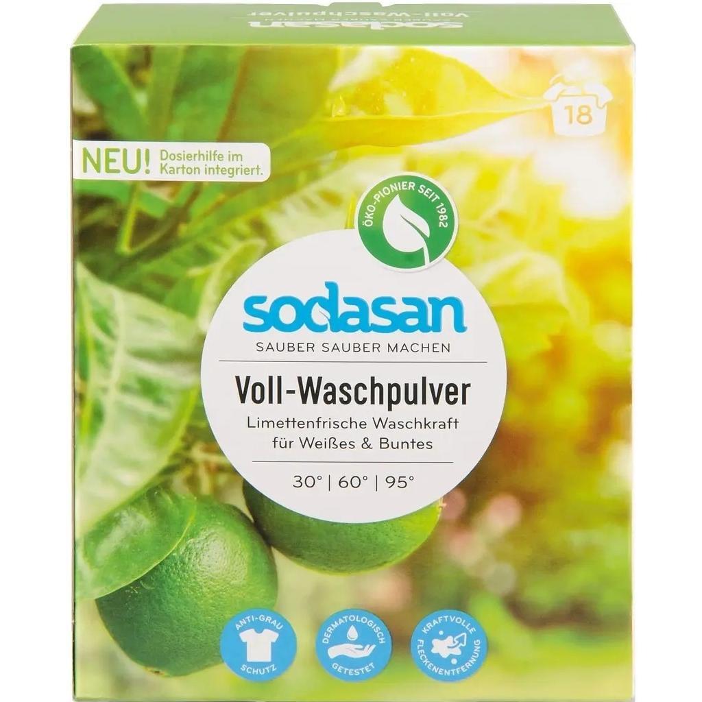 Стиральный порошок Sodasan Heavy Duty для сильных загрязнений концентрат 1 кг фото 1