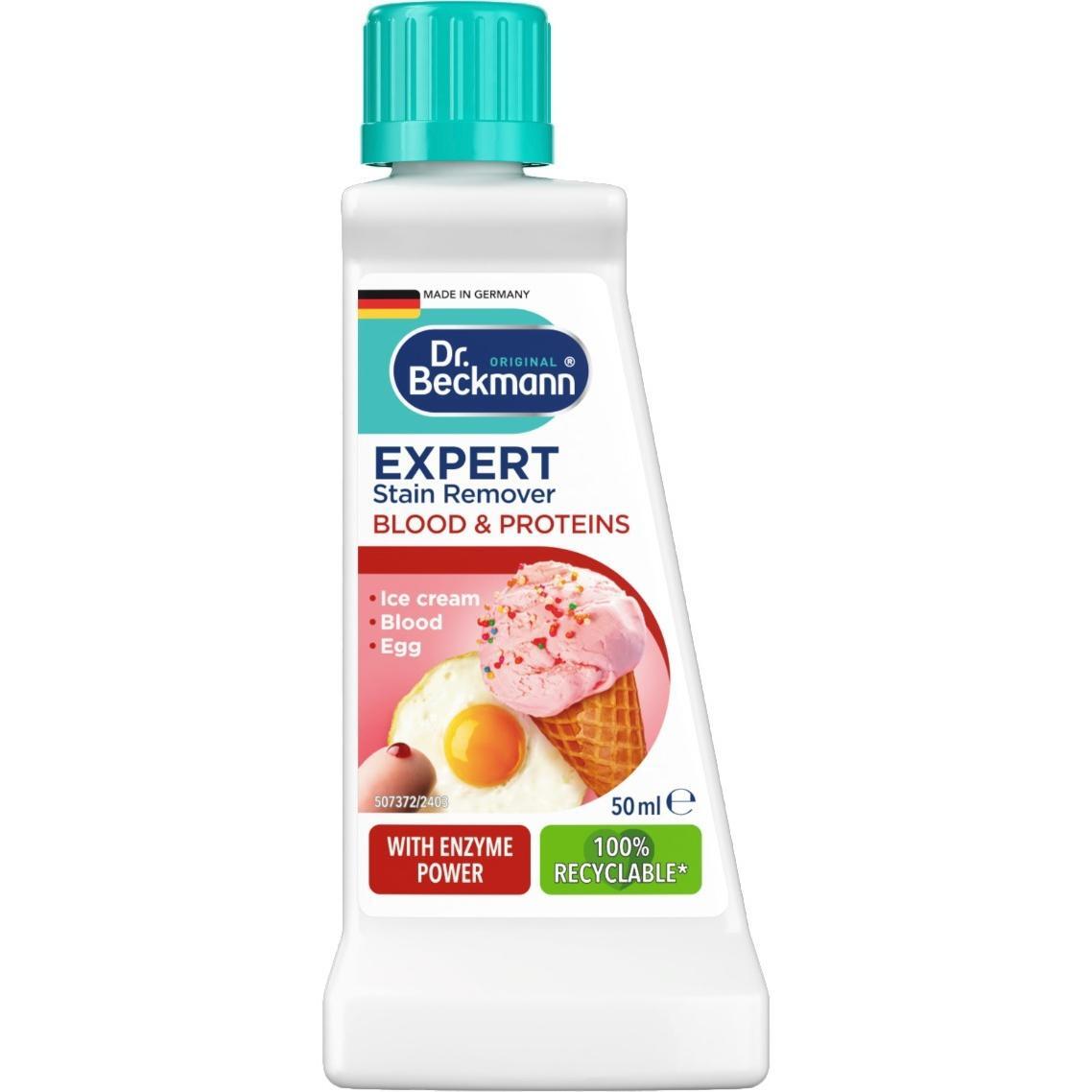 Пятновыводитель Dr.Beckmann Эксперт Кровь и белковые пятна 50 мл фото 1