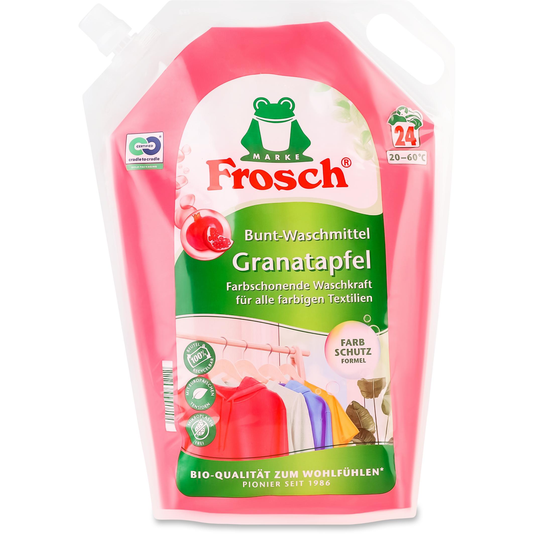 Гель для прання Frosch Гранат рідкий 1.8 лфото1