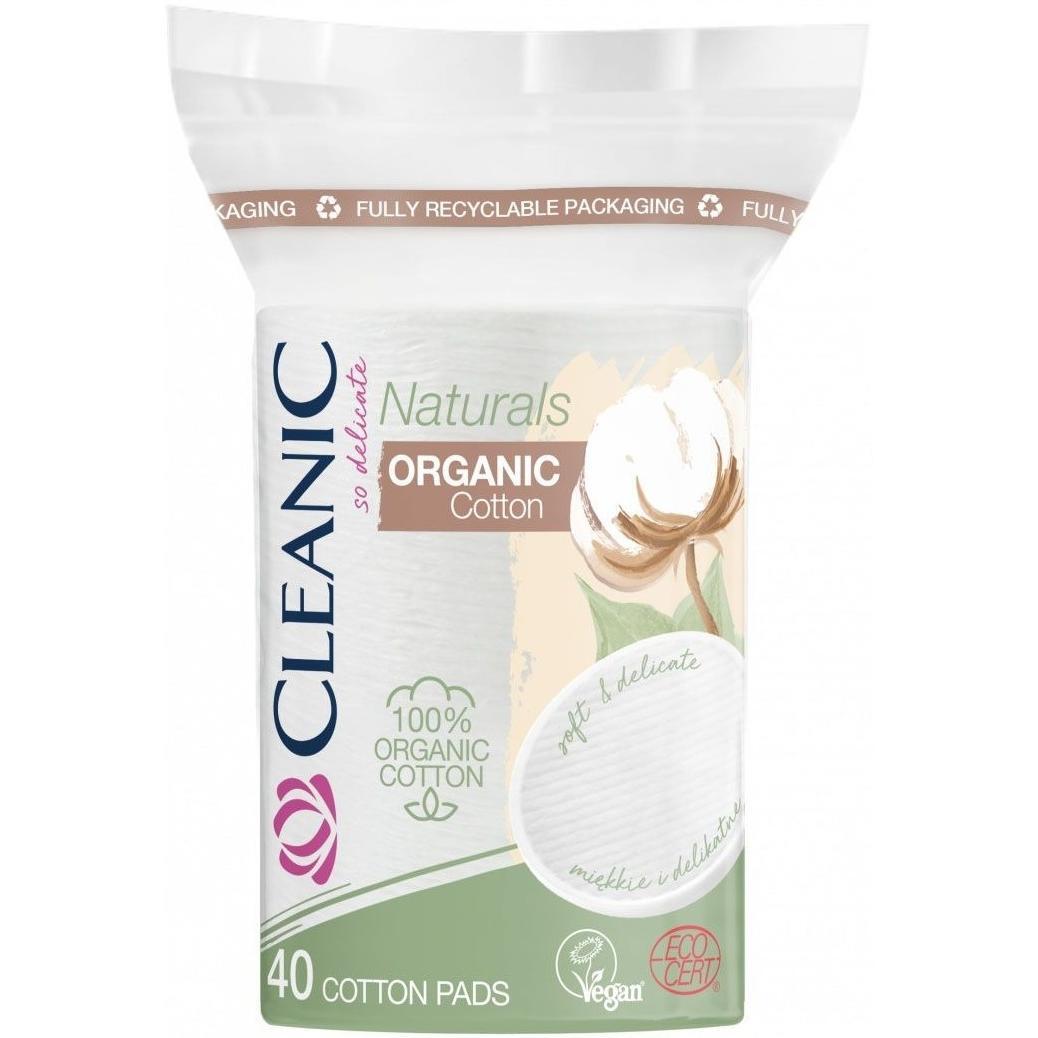 Диски ватные Cleanic Косметические овальные 40 шт фото 1