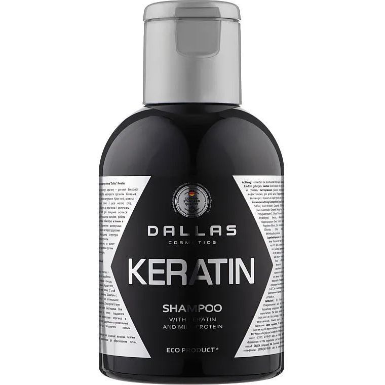 Шампунь для волосся Dalas Keratin Кератин і Молочний протеїн 1000 г фото1