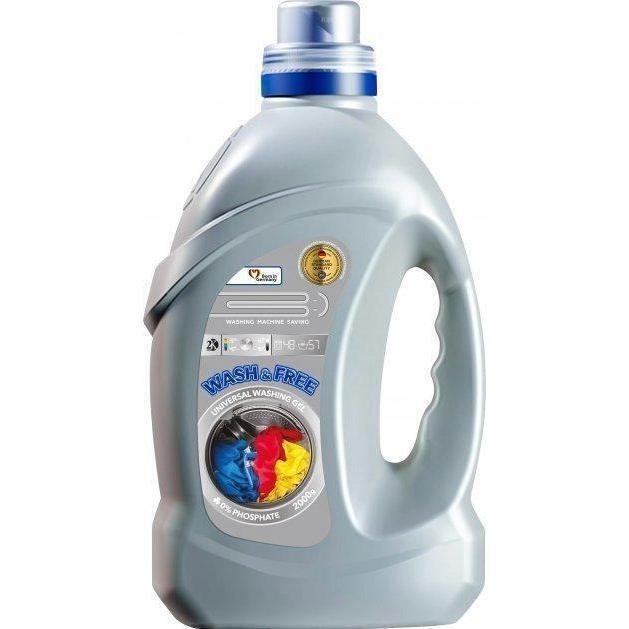 Гель для прання Wash&Free Гірська свіжість Універсальний 2 лфото1