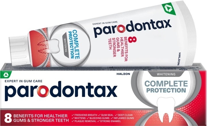 Зубная паста Parodontax Комплексная защита Отбеливающая 75 мл фото 1